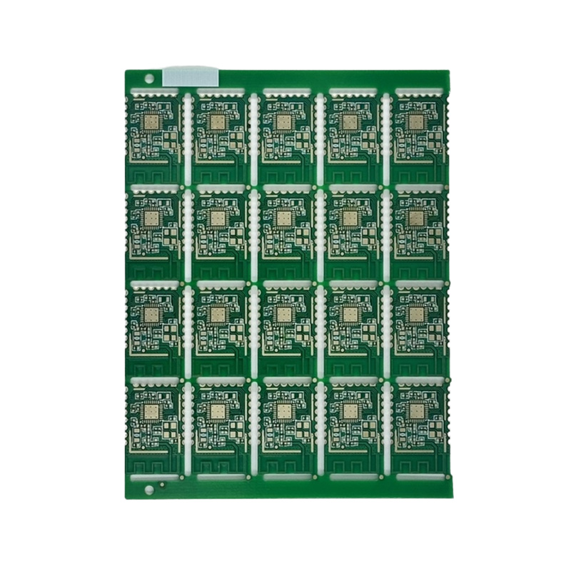 Dubbelzijdig groen loodvrij vertind semi-through board